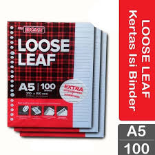 Isi Binder A5 LOSELEAF