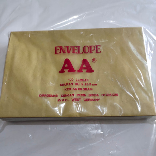 Amplop Dinas Coklat FOLIO AA