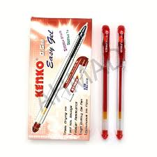 Pulpen Gel Kenko Merah