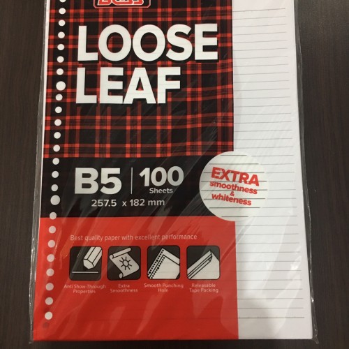 Isi Binder B5 LOSELEAF